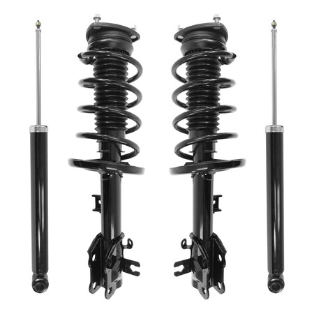 Unity 4-11695-259190-001 Front and Rear Complete Strut Assembly Shock Kit 4-11695-259190-001